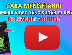 Cara Melihat Jumlah Video Yang Sudah Di Upload Sebuah Channel